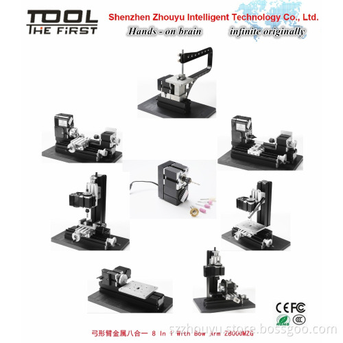 Factory Sales multi purpose 8 In 1 With Bow Arm for hobby amateur